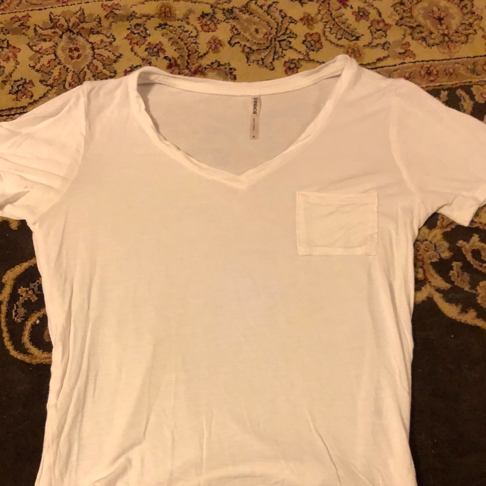 Basic white tee
